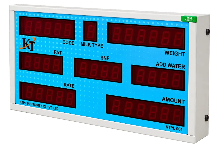 Milk Analyzer Display Unit View 2